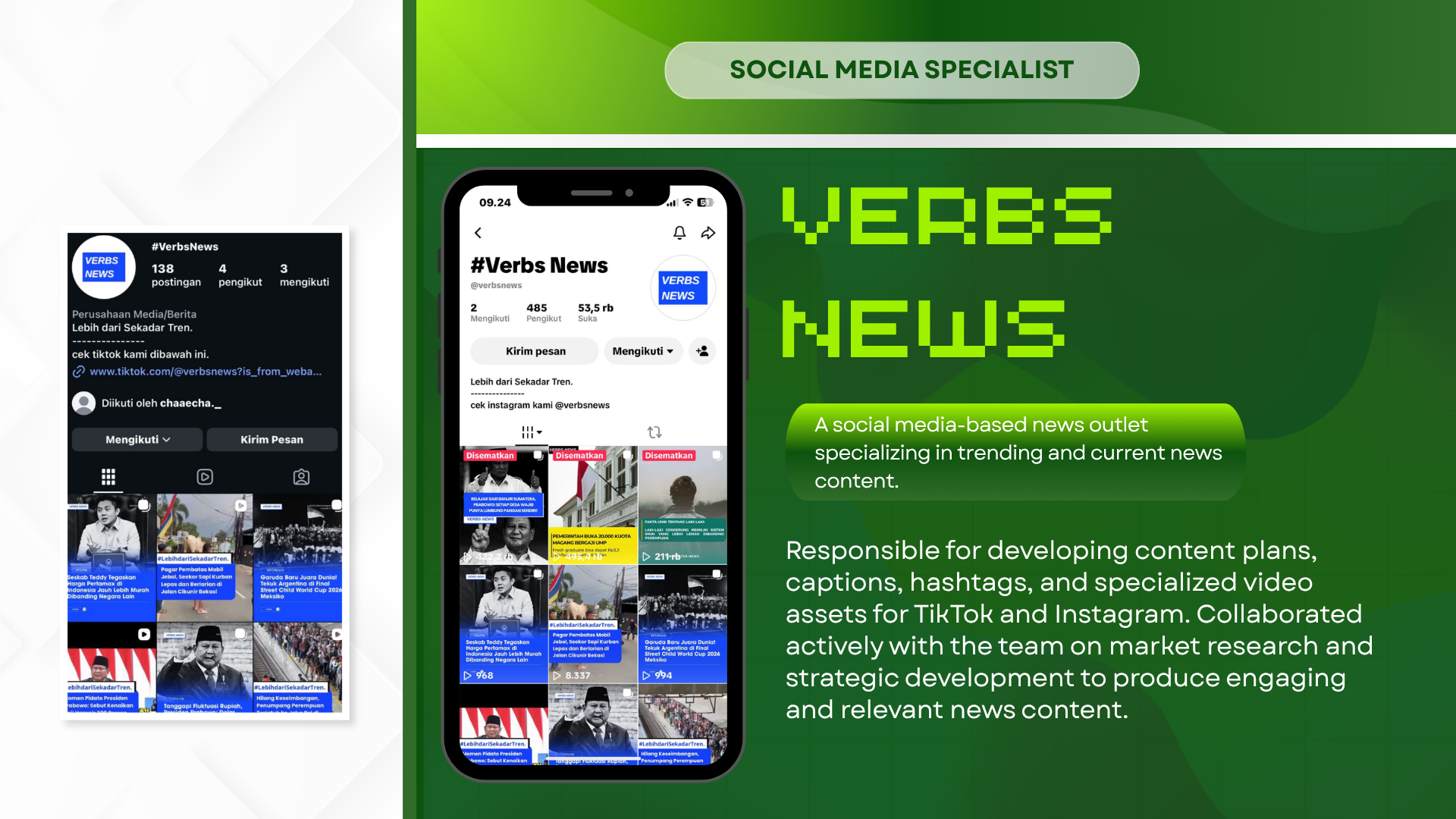 Verbs News Short-form